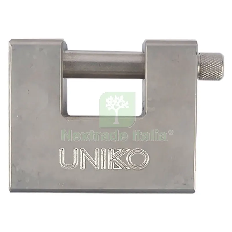 Lucchetto Monoblocco Cementato 'uniko' mm 84 — Lucchetti e catene — rif. FERX.3024296NLM