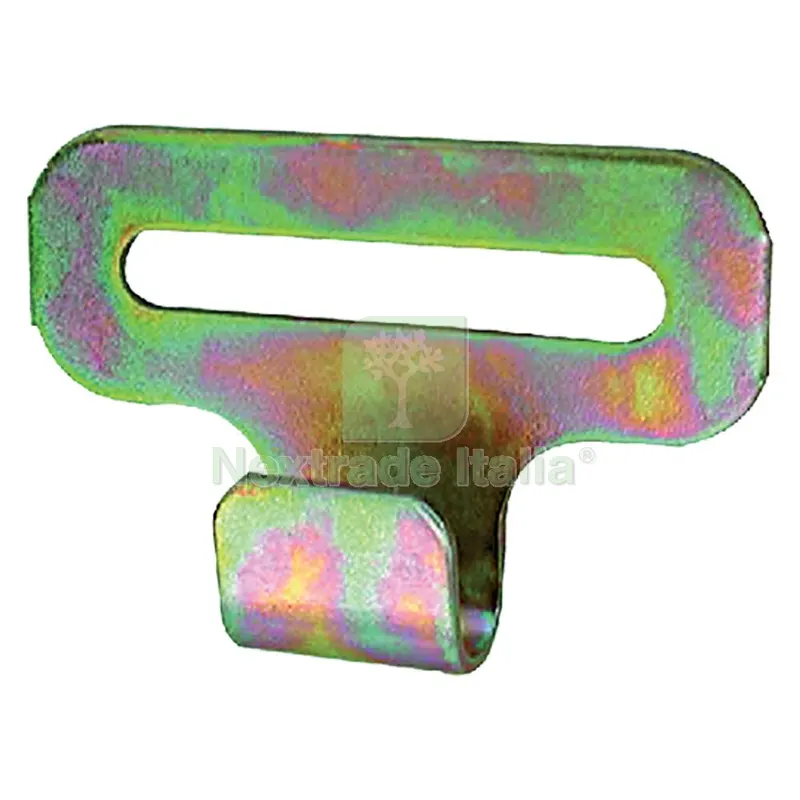 100PZ Gancio per Attacco Cintino in ferro zincato — Casalinghi e organizzazione — rif. FERX.308891NLM 100PZ Gancio per Attacco Cintino in ferro zincato — Casalinghi e organizzazione — rif. FERX.308891NLM