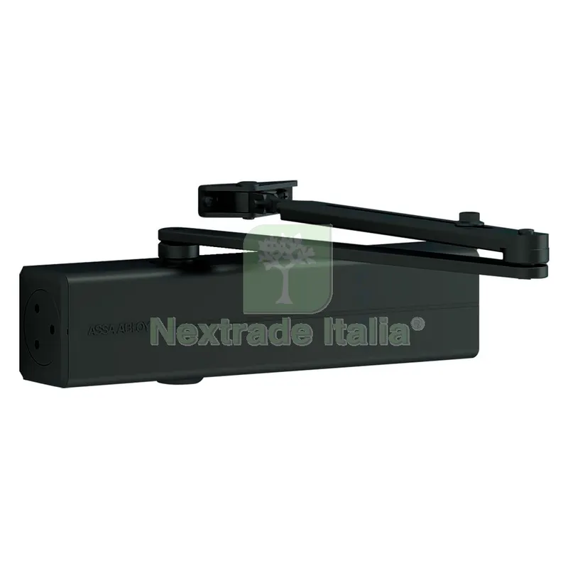 CHIUDIPORTA AEREO 'DC300' COLORE NERO — Ferramenta porte e finestre — rif. FERX.3022230NLM