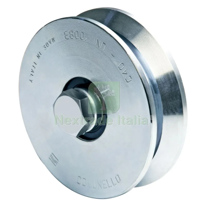 Ruota per Cancelli Gola a 'Y' ART. 307Y diametro 117 - portata 450 kg — Accessori bagno — rif. FERX.3151470NLM
