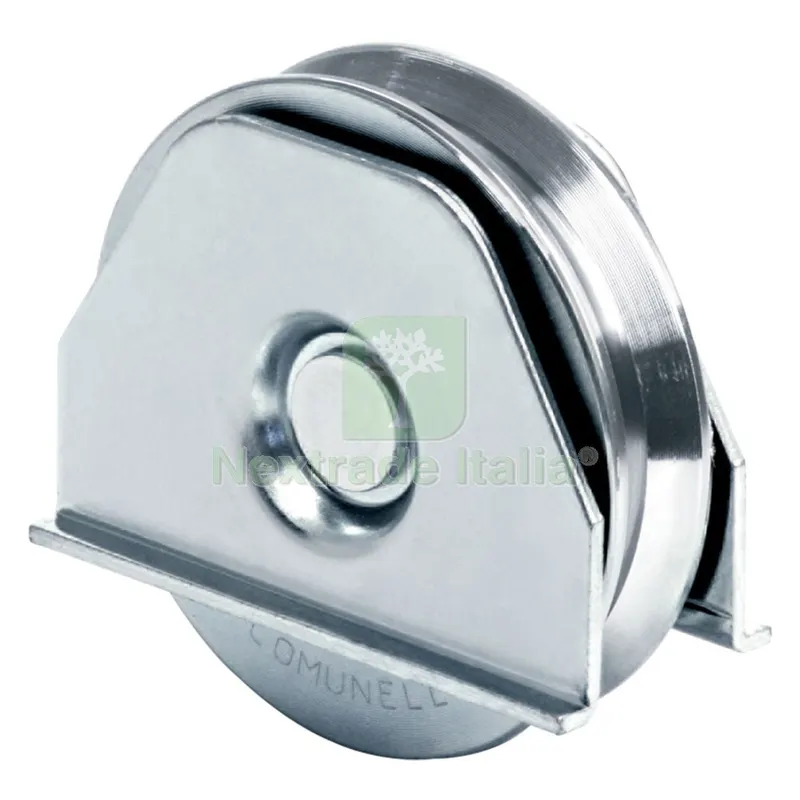 6PZ Ruota per Cancelli Gola a 'Y' ART. 330Y diametro 98 - portata 200 kg — Accessori bagno — rif. FERX.3153506NLM