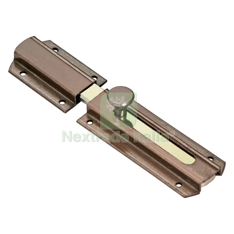 10PZ CATENACCIO TRASVERSALE CON CONTROPIASTRA ART. 805 lunghezza mm 119 — Serrature e cilindri — rif. FERX.3072042NLM 10PZ CATENACCIO TRASVERSALE CON CONTROPIASTRA ART. 805 lunghezza mm 119 — Serrature e cilindri — rif. FERX.3072042NLM