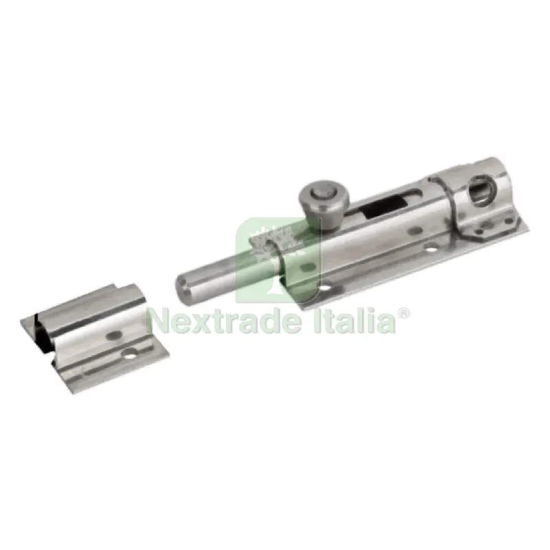 2PZ Catenaccio Trasversale Asta Tonda ART.248IN mm 105 - mm 10 — Lucchetti e catene — rif. FERX.3100770NLM 2PZ Catenaccio Trasversale Asta Tonda ART.248IN mm 105 - mm 10 — Lucchetti e catene — rif. FERX.3100770NLM
