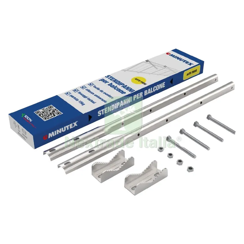 STENDIBIANCHERIA FISSO PER BALCONE verniciato bianco — Stendibiancheria e bucato — rif. FERX.3105732NLM