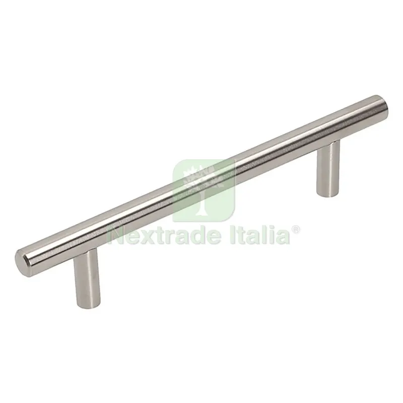 5PZ Maniglia per Mobili 'RE29' interasse 128 mm - lunghezza 188 mm — Ferramenta per legno e mobili — rif. FERX.3350950NLM 5PZ Maniglia per Mobili 'RE29' interasse 128 mm - lunghezza 188 mm — Ferramenta per legno e mobili — rif. FERX.3350950NLM