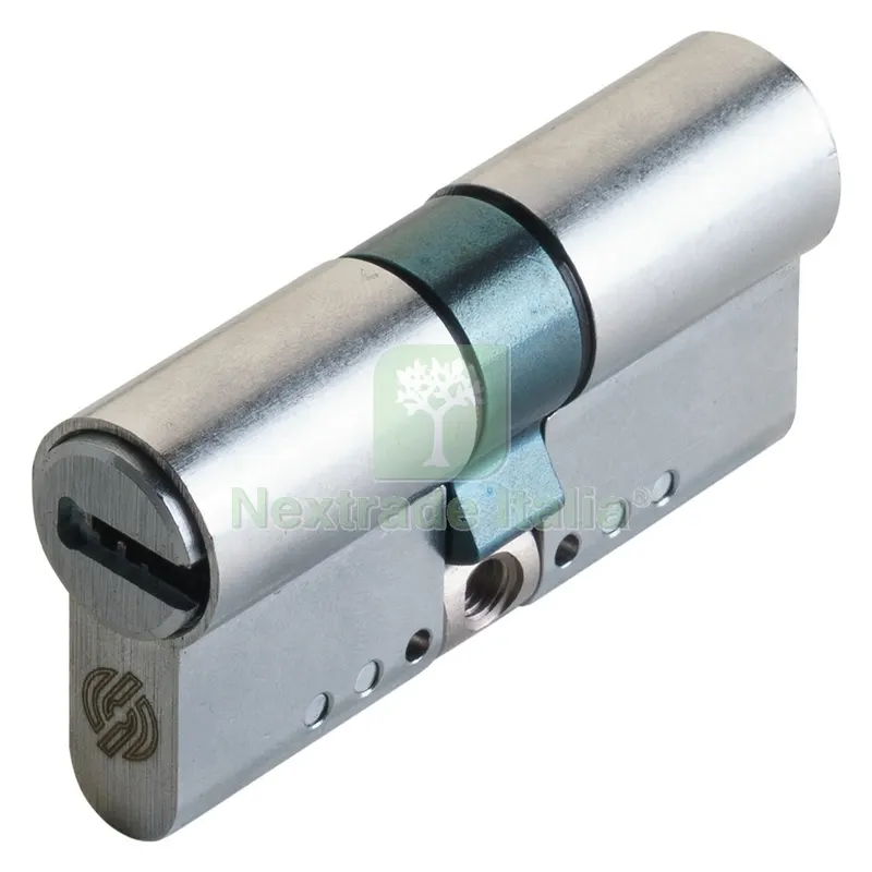 Cilindro Profilato Modulare Serie 'EVO K22 TOP' mm 26+10+26 = 62 (31+31) cromo satinato — Serrature e cilindri — rif. FERX.3024750NLM