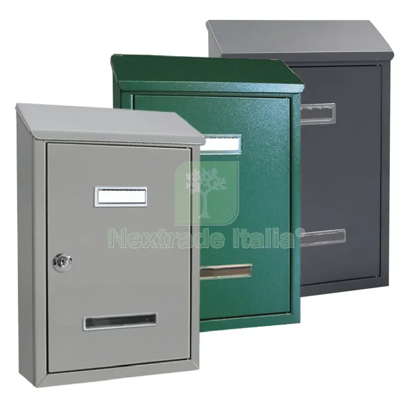 Cassetta Postale 'peonia' cm 24,5x7,5x H.36 - grigio antracite — Casalinghi e organizzazione — rif. FERX.313055NLM Cassetta Postale 'peonia' cm 24,5x7,5x H.36 - grigio antracite — Casalinghi e organizzazione — rif. FERX.313055NLM
