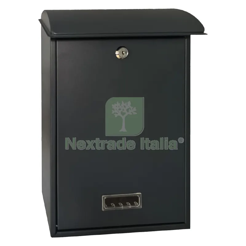 Cassetta Postale 'lilla' cm 27 x 12 x h 40,5 - grigio acciaio — Casalinghi e organizzazione — rif. FERX.313063NLM