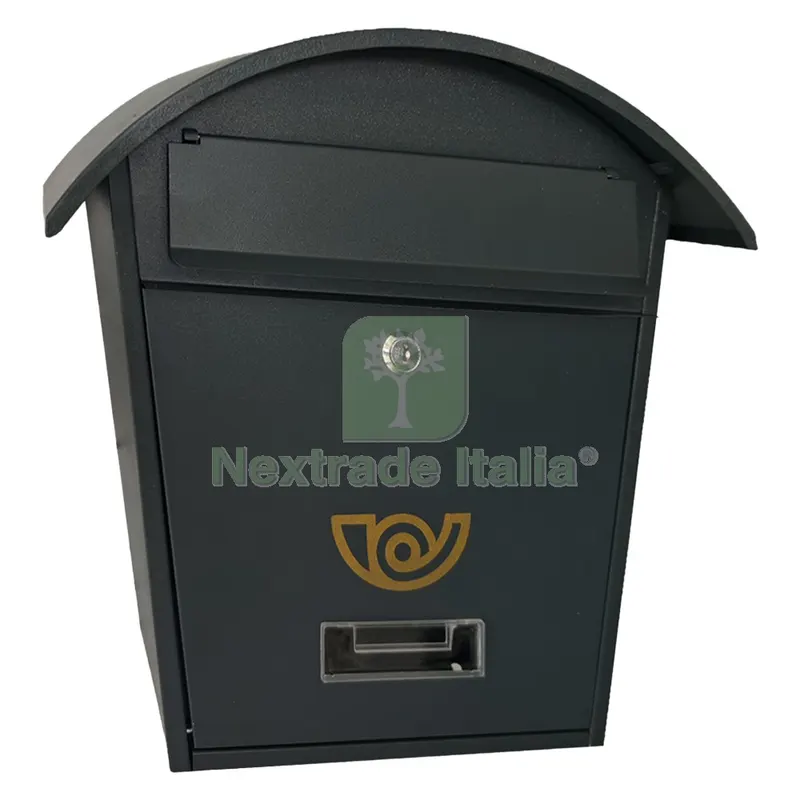 Cassetta Postale 'lobelia' cm 36x13x h 37 - grigio acciaio — Casalinghi e organizzazione — rif. FERX.313065NLM Cassetta Postale 'lobelia' cm 36x13x h 37 - grigio acciaio — Casalinghi e organizzazione — rif. FERX.313065NLM