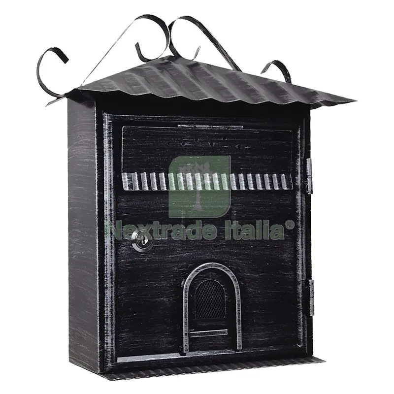 CASSETTA POSTALE 'FIORDALISO' cm 30x10,5x h 36 - argento ero antico — Casalinghi e organizzazione — rif. FERX.313085NLM CASSETTA POSTALE 'FIORDALISO' cm 30x10,5x h 36 - argento ero antico — Casalinghi e organizzazione — rif. FERX.313085NLM