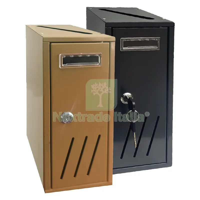 CASSETTA POSTALE SINGOLA VERTICALE 1 posto - antracite - cm. 12x17,5x H. 30 — Casalinghi e organizzazione — rif. FERX.313096NLM