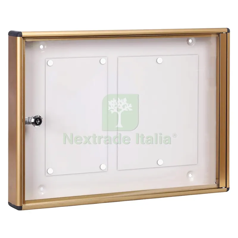 Bacheca Porta Avvisi 2 Fogli cm 48x5x h.35 - bronzo — Casalinghi e organizzazione — rif. FERX.313107NLM