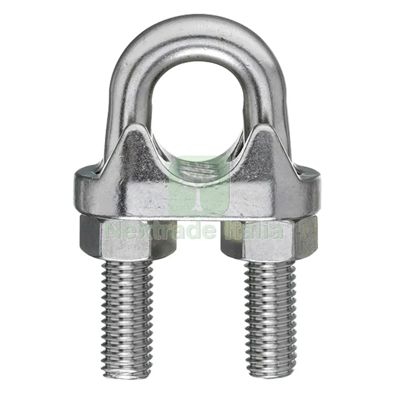 30PZ MORSETTO PER FUNI mm 3-4 — Morse morsetti e strettoi — rif. FERX.311210NLM 30PZ MORSETTO PER FUNI mm 3-4 — Morse morsetti e strettoi — rif. FERX.311210NLM