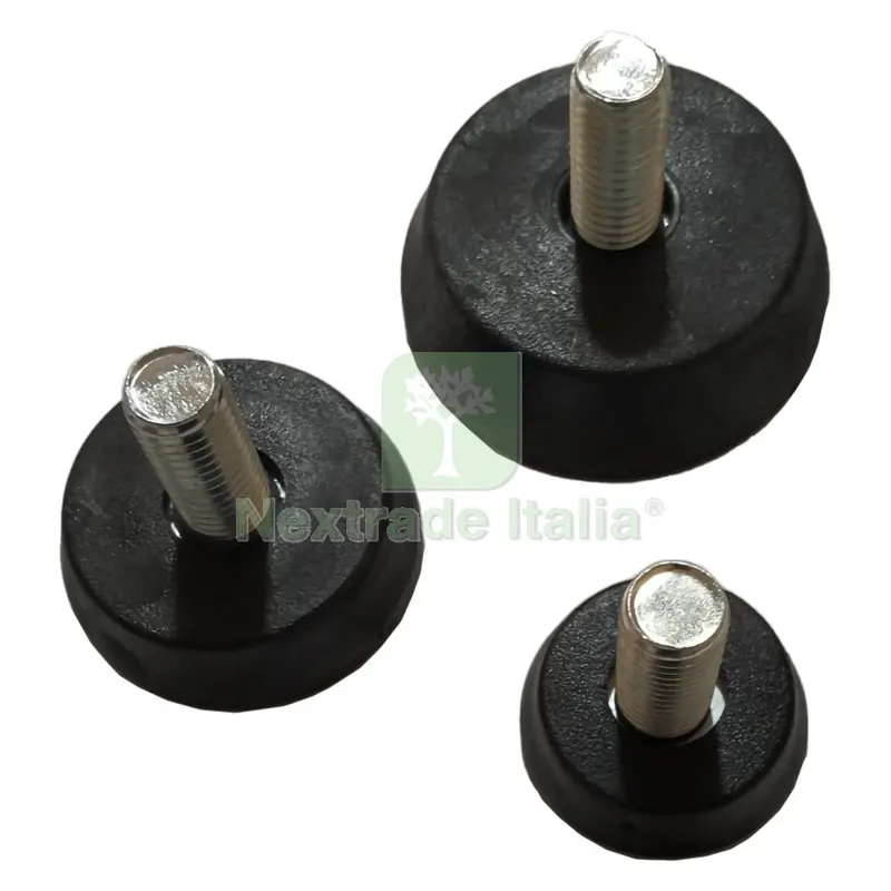 50PZ Piede Regolabile per Mobile filet. M 10 mm 50 — Casalinghi e organizzazione — rif. FERX.310382NLM 50PZ Piede Regolabile per Mobile filet. M 10 mm 50 — Casalinghi e organizzazione — rif. FERX.310382NLM