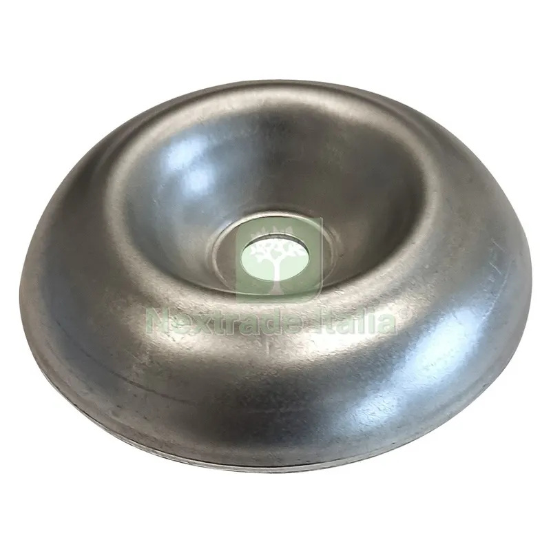 5PZ COPPA FISSA IN ACCIAIO Ø esterno mm 80 - foro mm 8,00 — Irrigazione — rif. FERX.611096NLM 5PZ COPPA FISSA IN ACCIAIO Ø esterno mm 80 - foro mm 8,00 — Irrigazione — rif. FERX.611096NLM