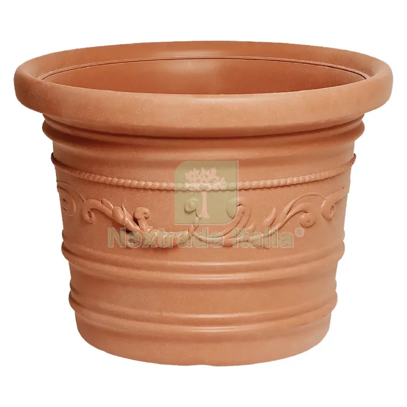 VASO TONDO ''PRESTIGE'' ø 70 x h.53 - lt.122 — Vasi e fioriere — rif. FERX.6126620NLM