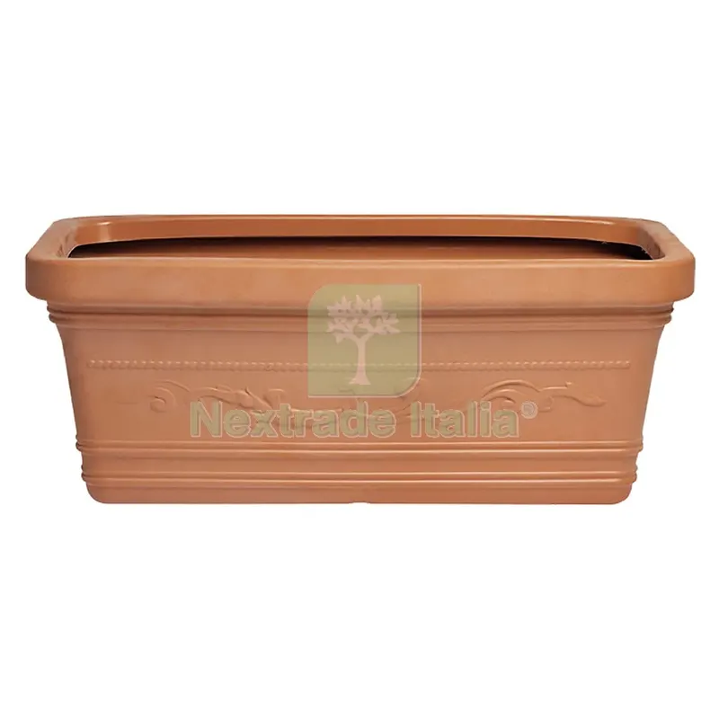 FIORIERA RETTANGOLARE 'PRESTIGE' cm 80 x 39 x 35 - lt. 74 — Vasi e fioriere — rif. FERX.6126644NLM FIORIERA RETTANGOLARE 'PRESTIGE' cm 80 x 39 x 35 - lt. 74 — Vasi e fioriere — rif. FERX.6126644NLM