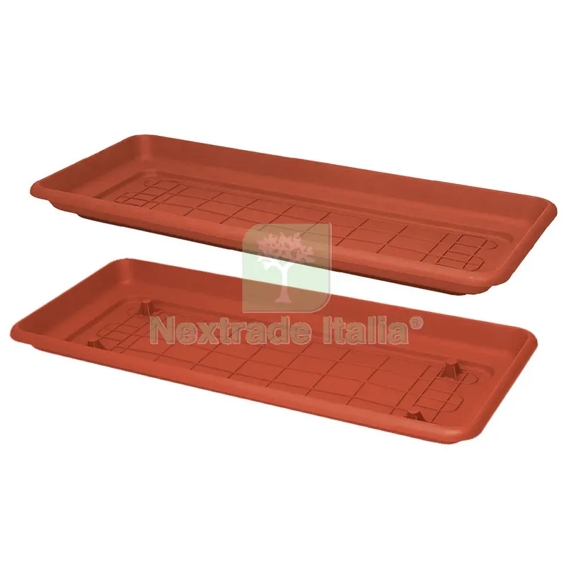 SOTTOVASO PER FIORIERA RETTANGOLARE 'MAXI' cm 60 x 30 — Vasi e fioriere — rif. FERX.612838NLM SOTTOVASO PER FIORIERA RETTANGOLARE 'MAXI' cm 60 x 30 — Vasi e fioriere — rif. FERX.612838NLM