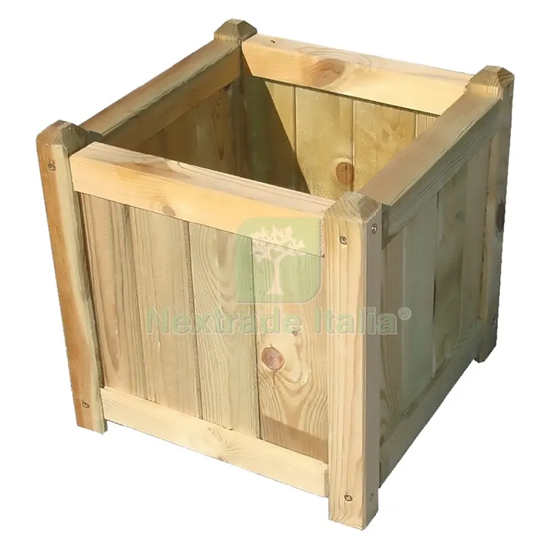 FIORIERA IN LEGNO 'VERACRUZ' 40 x 40 x h.40 — Vasi e fioriere — rif. FERX.6128960NLM FIORIERA IN LEGNO 'VERACRUZ' 40 x 40 x h.40 — Vasi e fioriere — rif. FERX.6128960NLM