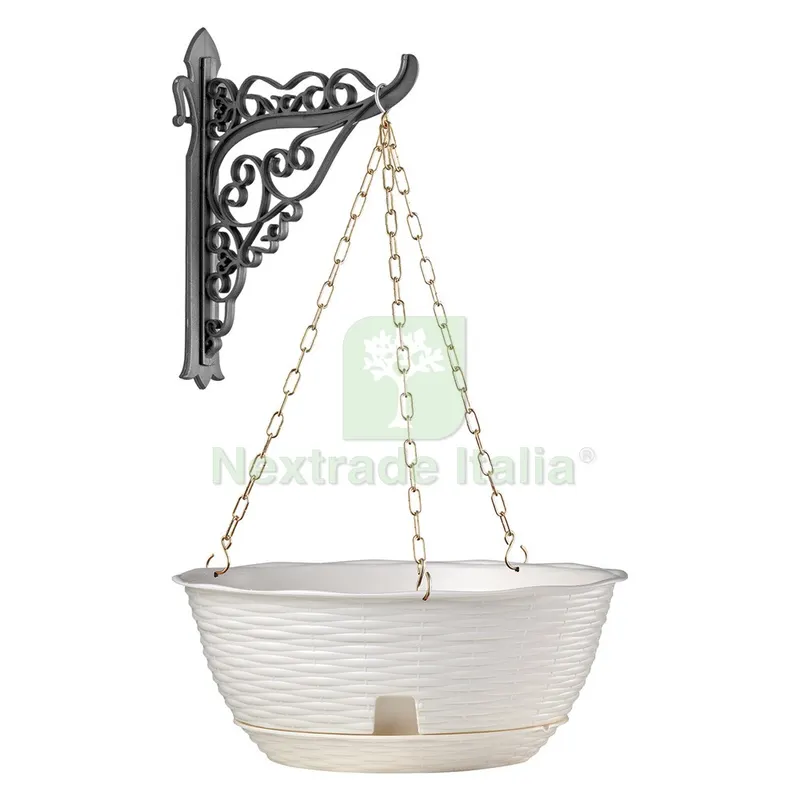 CIOTOLA PER FIORI ''PAGLIA'' KIT APPENDIBILE øcm 30xh.13 - panna — Cucina e coltelleria — rif. FERX.6125171NLM