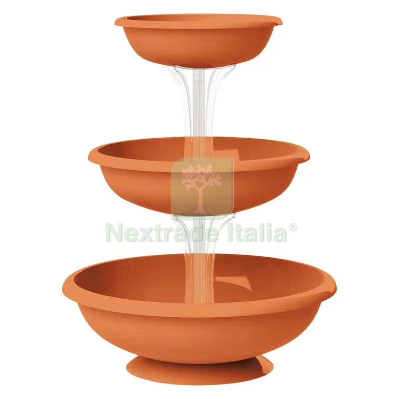 CIOTOLA PER FIORI ''FONTANA'' øcm 30/40/50 - bianco — Cucina e coltelleria — rif. FERX.6125272NLM