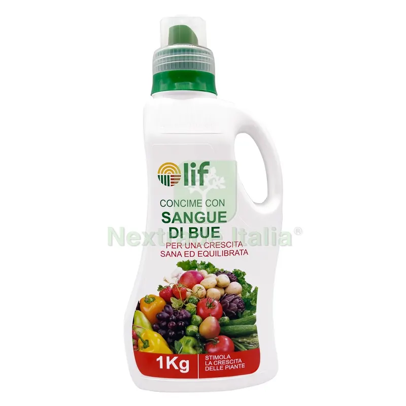 CONCIME LIQUIDO 'SANGUE DI BUE' Kg. 1 — Protezione piante e sementi — rif. FERX.6131941NLM CONCIME LIQUIDO 'SANGUE DI BUE' Kg. 1 — Protezione piante e sementi — rif. FERX.6131941NLM