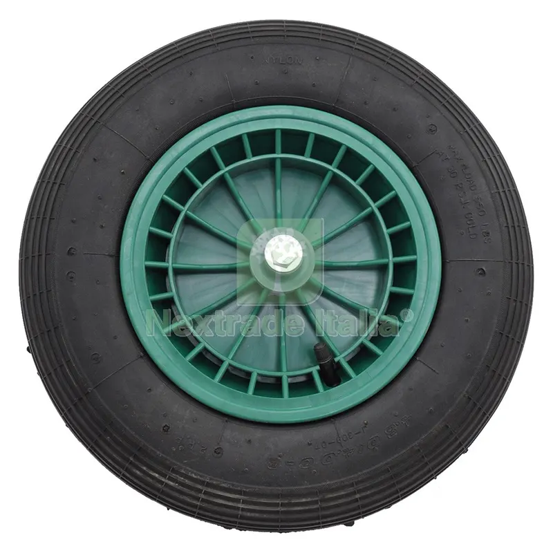 RUOTA PER CARRIOLA DISCO PVC mm. 400x100 — Attrezzi da giardino — rif. FERX.1027490NLM RUOTA PER CARRIOLA DISCO PVC mm. 400x100 — Attrezzi da giardino — rif. FERX.1027490NLM