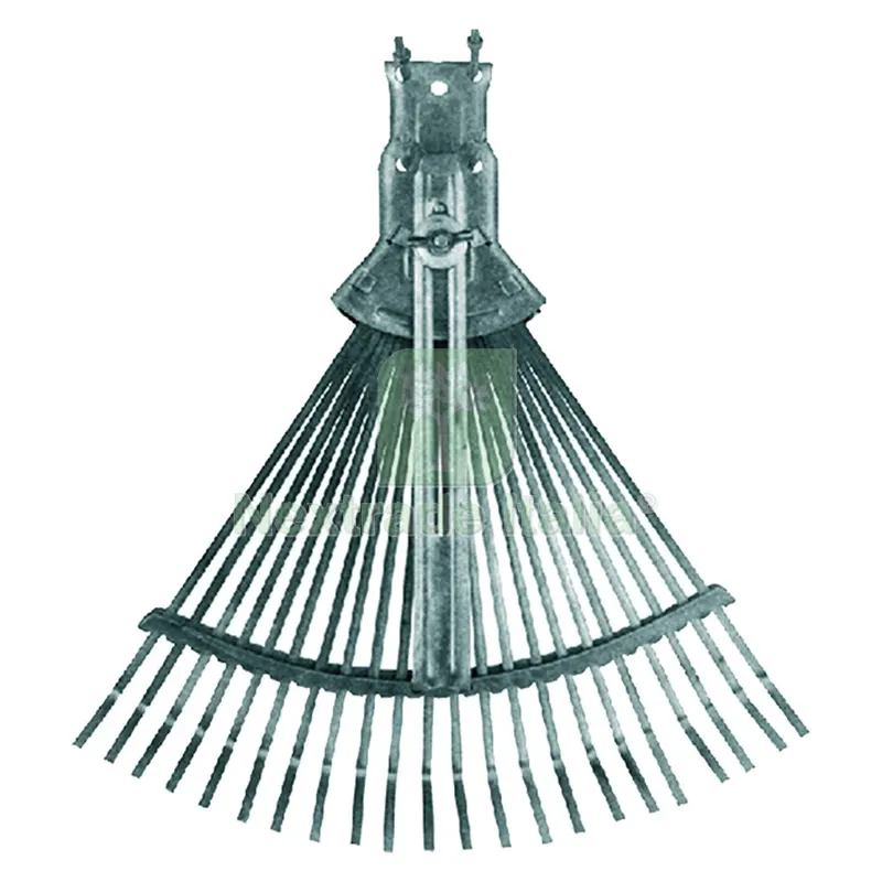 SCOPA DA GIARDINO REGOLABILE Tipo leggero - zinco cromato grigio — Casalinghi e organizzazione — rif. FERX.610215NLM