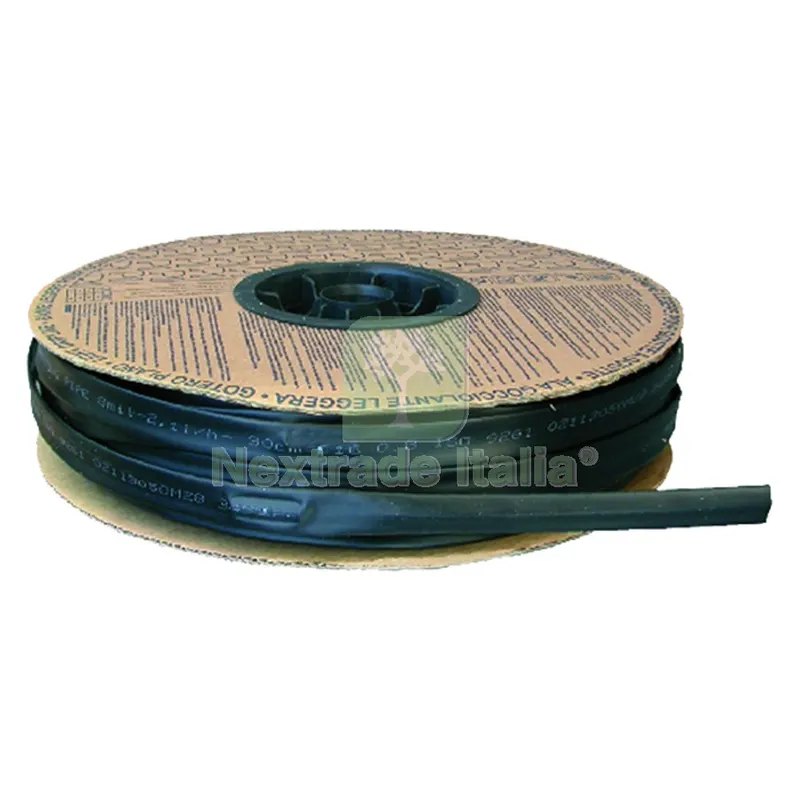 TUBO MANICHETTA GOCCIOLANTE ''LEGGERA'' ø 16 - passo cm 30 - mt. 2800 — Tubi e raccordi — rif. FERX.6123470NLM TUBO MANICHETTA GOCCIOLANTE ''LEGGERA'' ø 16 - passo cm 30 - mt. 2800 — Tubi e raccordi — rif. FERX.6123470NLM