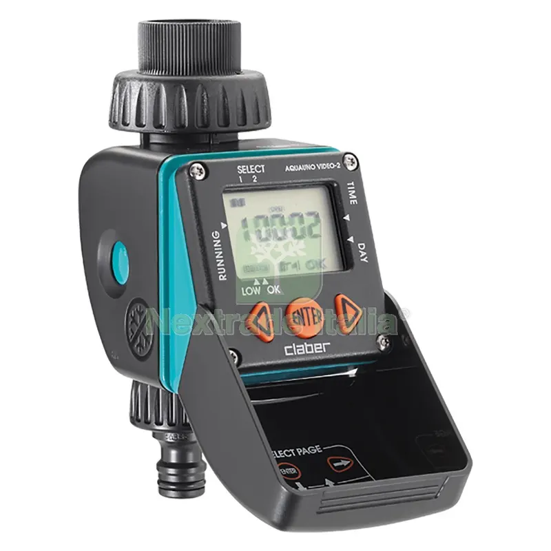 PROGRAMMATORE ELETTRONICO 'AQUAUNO VIDEO 2' Art. 8428 - 2 programmi al giorno — Irrigazione — rif. FERX.6155540NLM