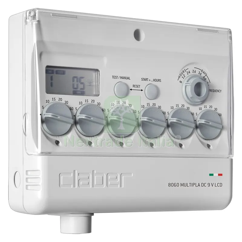 PROGRAMMATORE ELETTRONICO 'MULTIPLA' Art. 8060 - 6 programmi blister — Irrigazione — rif. FERX.6155570NLM