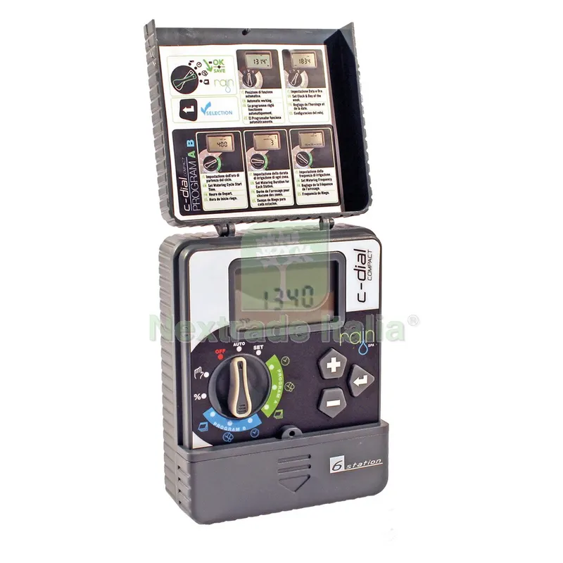 CENTRALINA RAIN 'COMPACT-DIAL' 6 stazioni - 24VAC — Irrigazione — rif. FERX.6119938NLM