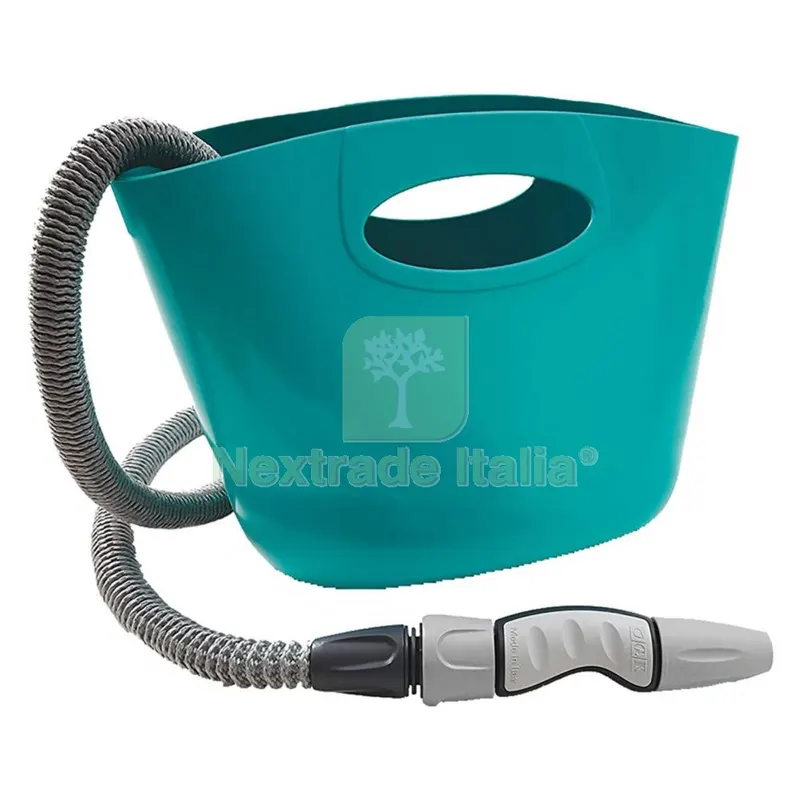 TUBO ESTENSIBILE PER GIARDINO IN KIT 'AQUAPOP 15' colore verde — Tubi e raccordi — rif. FERX.6121417NLM TUBO ESTENSIBILE PER GIARDINO IN KIT 'AQUAPOP 15' colore verde — Tubi e raccordi — rif. FERX.6121417NLM