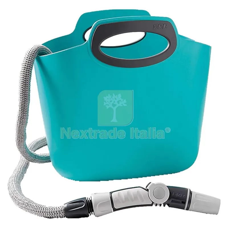 Tubo Estensibile per Giardino in Kit 'aquapop 30' colore azzurro — Tubi e raccordi — rif. FERX.6121422NLM Tubo Estensibile per Giardino in Kit 'aquapop 30' colore azzurro — Tubi e raccordi — rif. FERX.6121422NLM