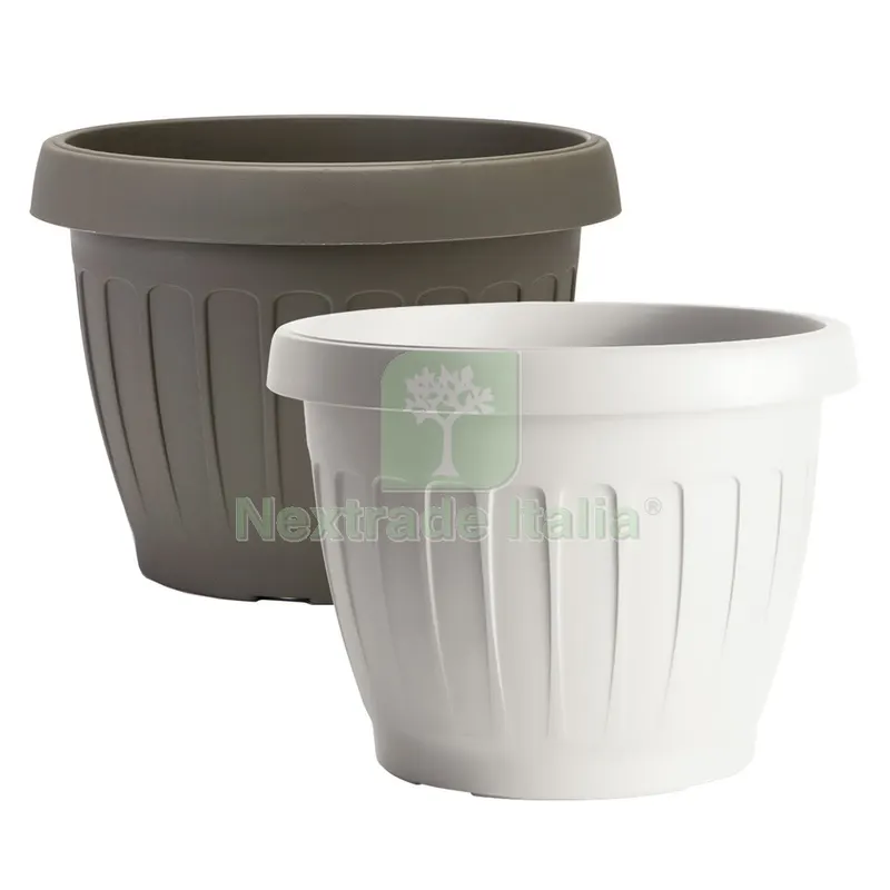 VASO TONDO ø 40 x h.30 Lt. 23 - bianco — Vasi e fioriere — rif. FERX.612623NLM