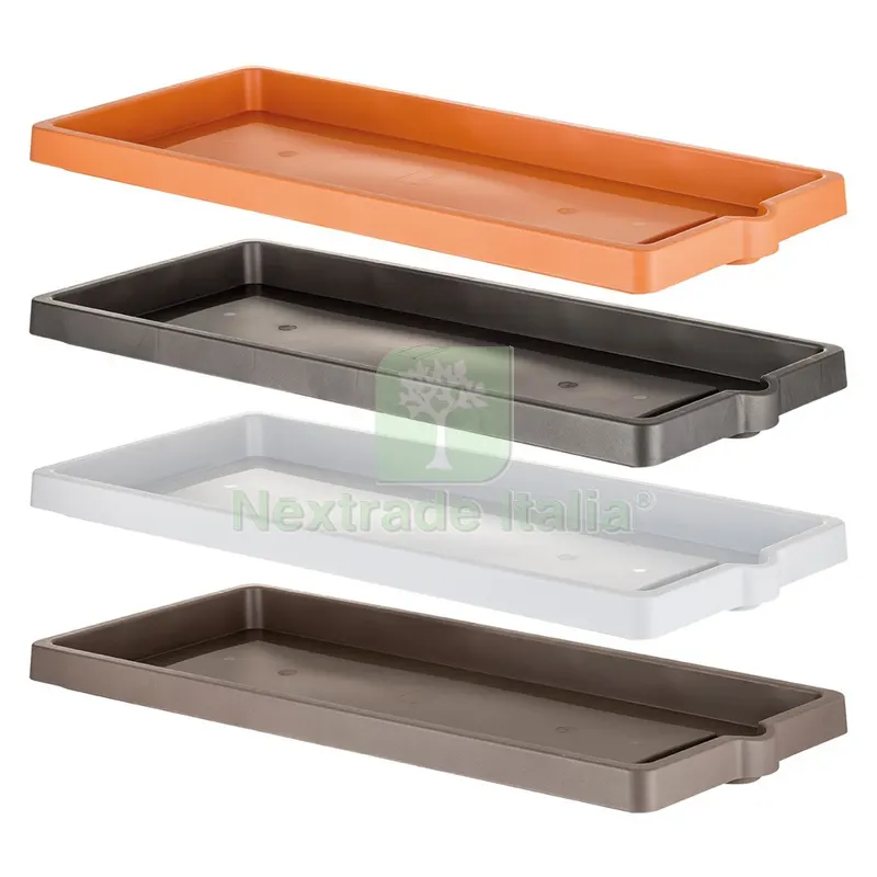 SOTTOVASO PER FIORIERA RETTANGOLARE cm 75 x 33,5 x 4,5 - antracite — Vasi e fioriere — rif. FERX.612809NLM SOTTOVASO PER FIORIERA RETTANGOLARE cm 75 x 33,5 x 4,5 - antracite — Vasi e fioriere — rif. FERX.612809NLM
