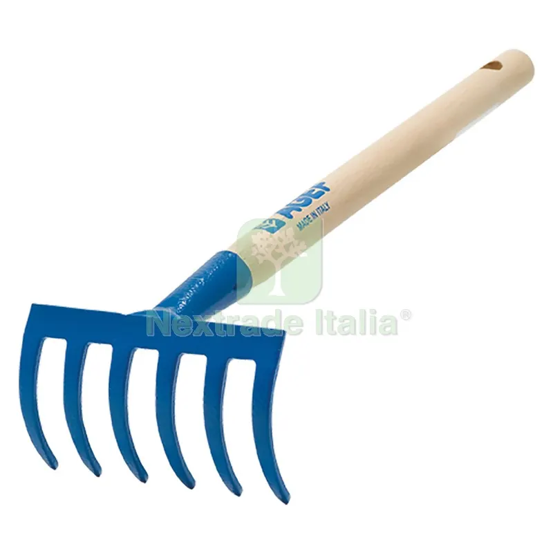 Rastrellino Coltivatore 6 denti — Attrezzi da giardino — rif. FERX.6102140NLM Rastrellino Coltivatore 6 denti — Attrezzi da giardino — rif. FERX.6102140NLM