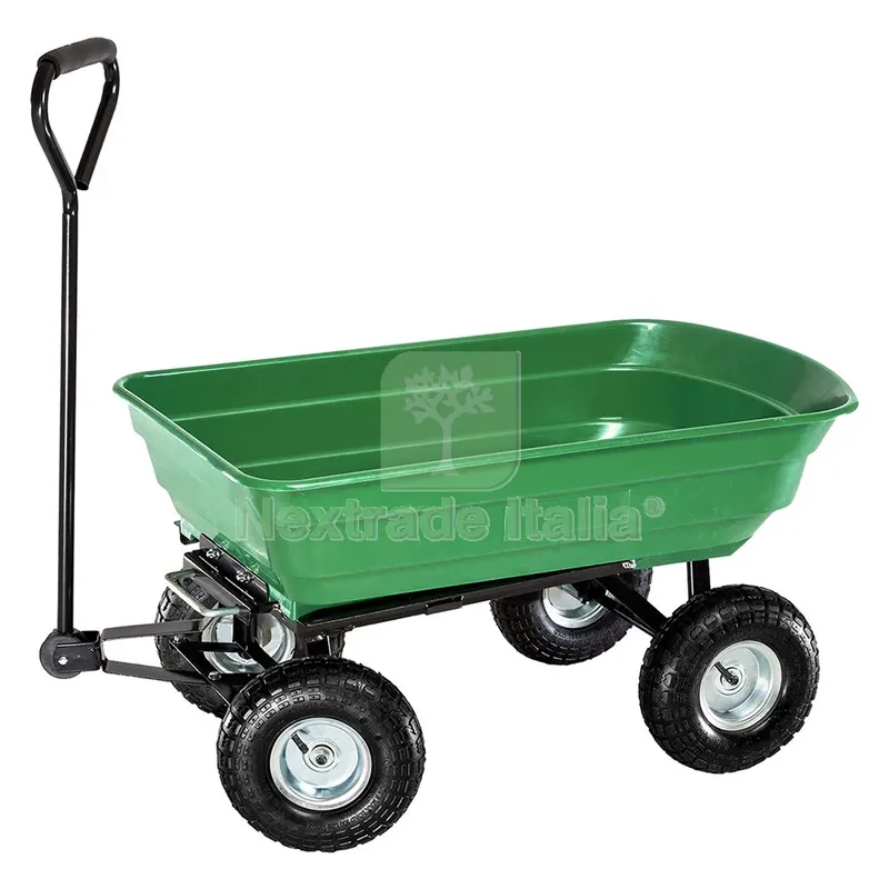CARRELLINO DA GIARDINO RIBALTABILE 'TIPPY' capacità vasca 75 lt — Casalinghi e organizzazione — rif. FERX.6068724NLM