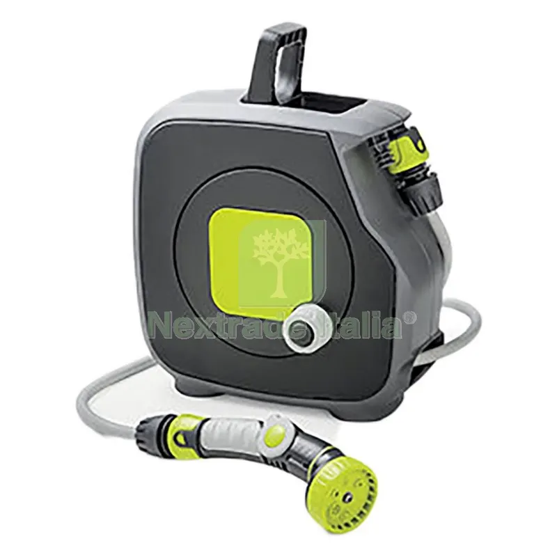 Avvolgitubo Mini Portatile 'aquabag Style' con tubo mt. 10 — Tubi e raccordi — rif. FERX.6112690NLM Avvolgitubo Mini Portatile 'aquabag Style' con tubo mt. 10 — Tubi e raccordi — rif. FERX.6112690NLM