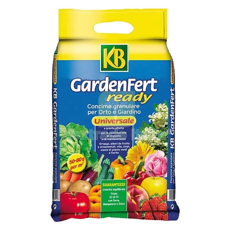 CONCIME GRANULARE UNIVERSALE 'GARDENFERT READY BLU Kg. 5 — Protezione piante e sementi — rif. FERX.6202122NLM