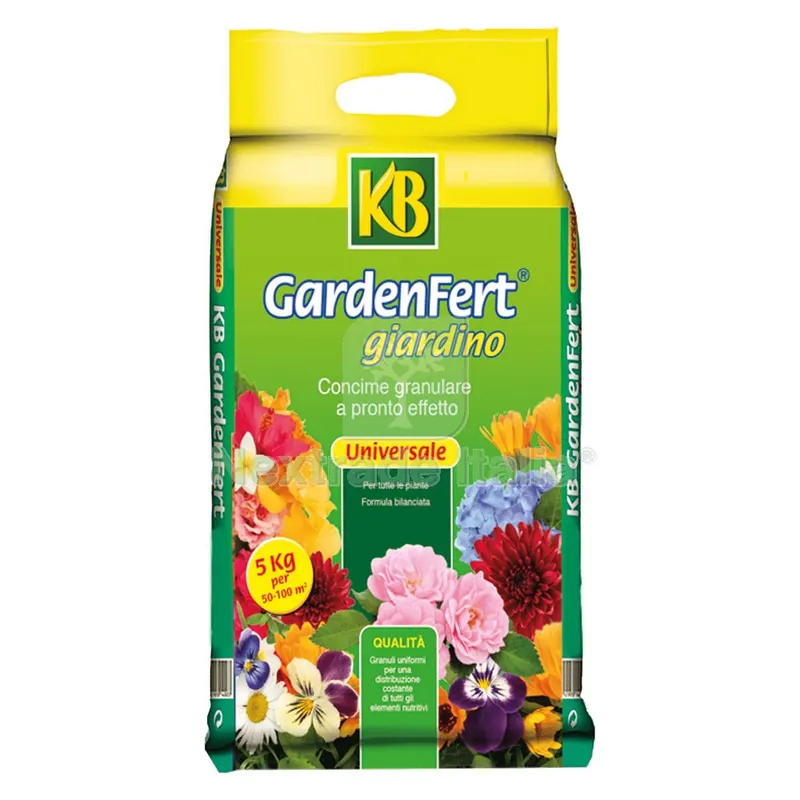 CONCIME GRANULARE UNIVERSALE 'GARDENFERT GIARDINO Kg. 5 — Protezione piante e sementi — rif. FERX.6202126NLM
