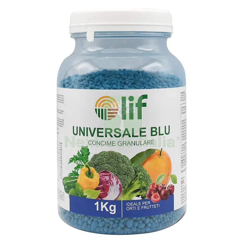 CONCIME GRANULARE 'UNIVERSALE BLU' Kg. 1 — Protezione piante e sementi — rif. FERX.6237128NLM CONCIME GRANULARE 'UNIVERSALE BLU' Kg. 1 — Protezione piante e sementi — rif. FERX.6237128NLM