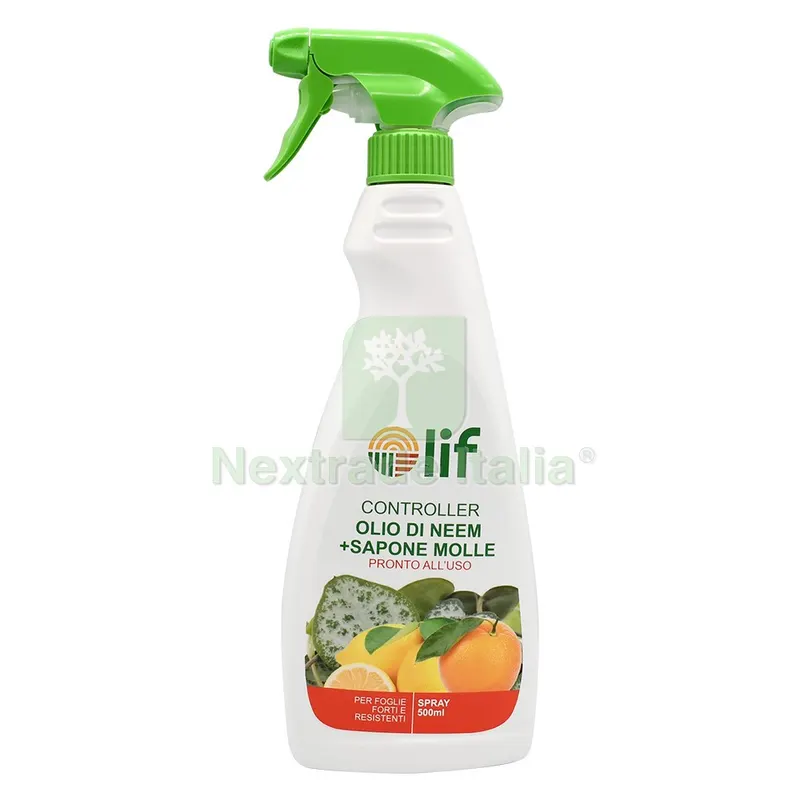 CONTROLLER OLIO DI NEEM + SAPONE MOLLE SPRAY Ml. 500 — Lucidanti e protettivi — rif. FERX.6125694NLM CONTROLLER OLIO DI NEEM + SAPONE MOLLE SPRAY Ml. 500 — Lucidanti e protettivi — rif. FERX.6125694NLM