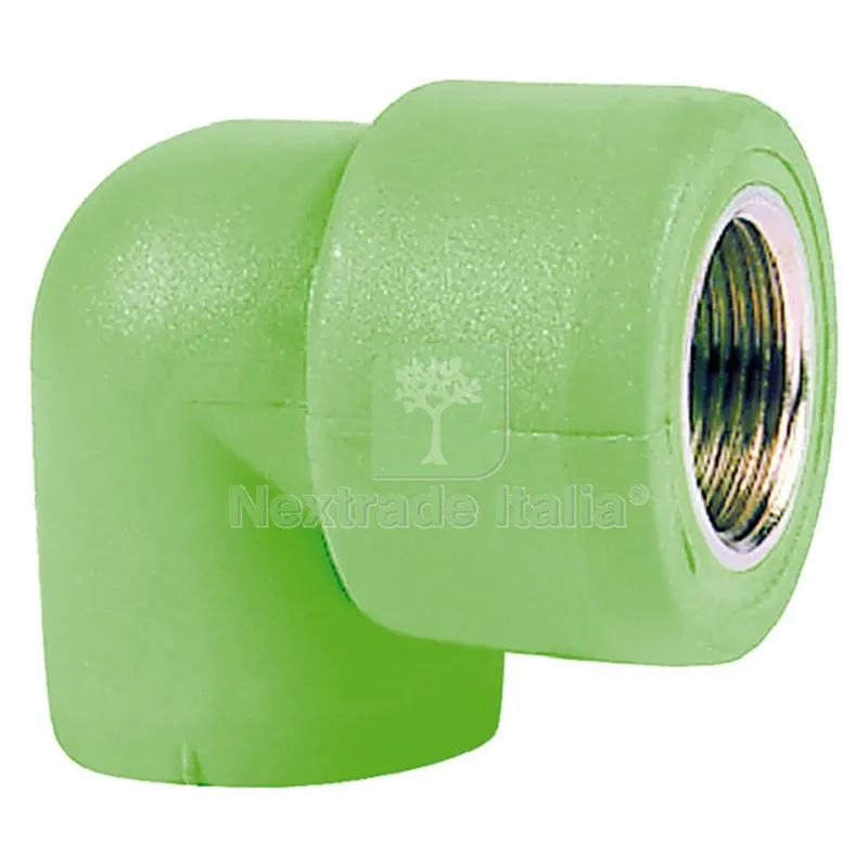 10PZ Gomito a 90° Filettato Femmina 20 x 1/2 — Protezioni corpo — rif. FERX.209740NLM 10PZ Gomito a 90° Filettato Femmina 20 x 1/2 — Protezioni corpo — rif. FERX.209740NLM