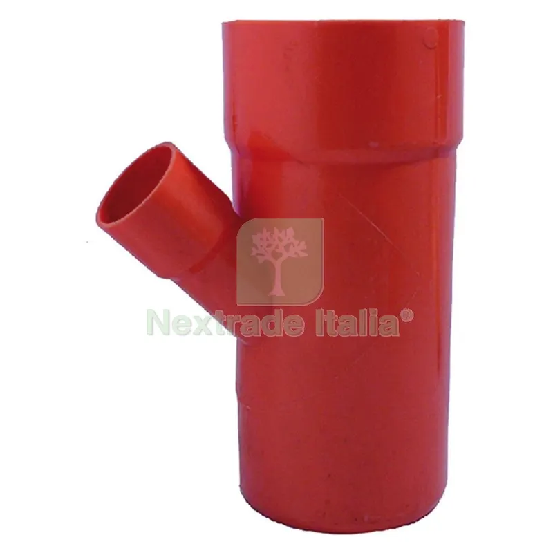 5PZ DERIVAZIONE RIDOTTA 45° IN PVC 45 ø 100/40 — Tubi e raccordi — rif. FERX.109570NLM