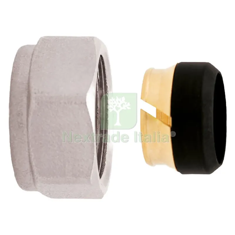 10PZ RACCORDO A STRINGERE PER TUBI RAME 1/2 ø 14 — Tubi e raccordi — rif. FERX.201142NLM 10PZ RACCORDO A STRINGERE PER TUBI RAME 1/2 ø 14 — Tubi e raccordi — rif. FERX.201142NLM