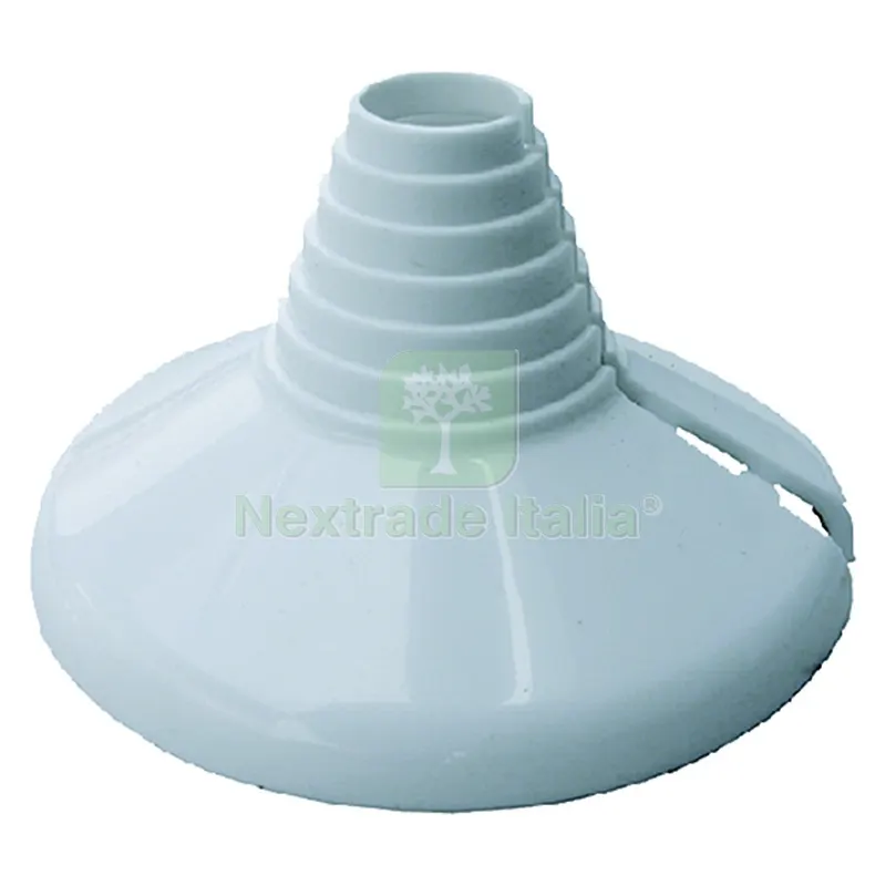 50PZ ROSETTA "SOMBRERO" foro mm 10-22,5 — Tubi e raccordi — rif. FERX.204734NLM