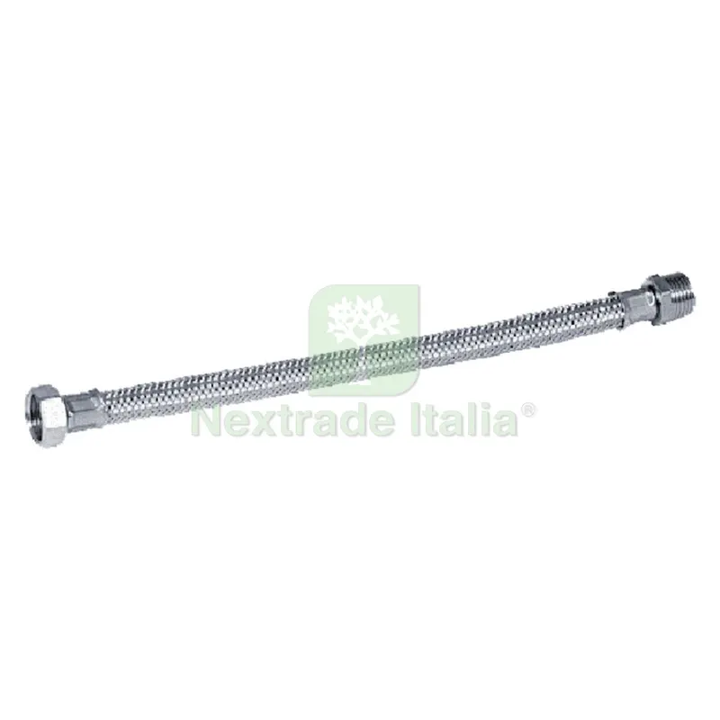 10PZ FLESSIBILE IN ACCIAIO INOX cm 50 M 1/2 x 3/8 F nx1 — Tubi e raccordi — rif. FERX.204843NLM 10PZ FLESSIBILE IN ACCIAIO INOX cm 50 M 1/2 x 3/8 F nx1 — Tubi e raccordi — rif. FERX.204843NLM