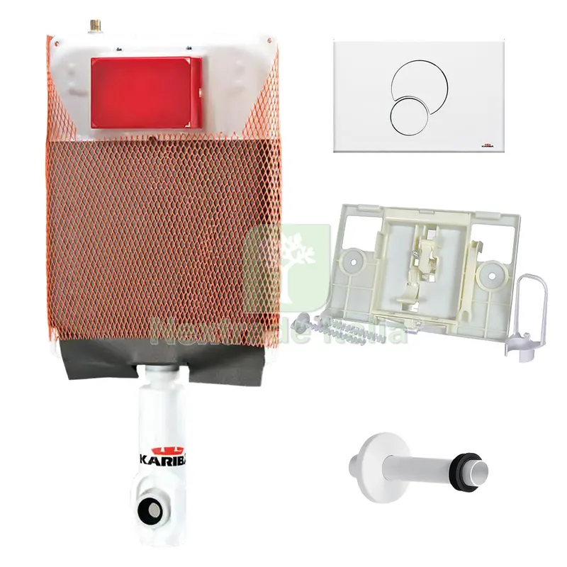 CASSETTA DI SCARICO WC INCASSO COMPLETA 'MONOLITH kit — Sanitari e ceramiche — rif. FERX.2053286NLM
