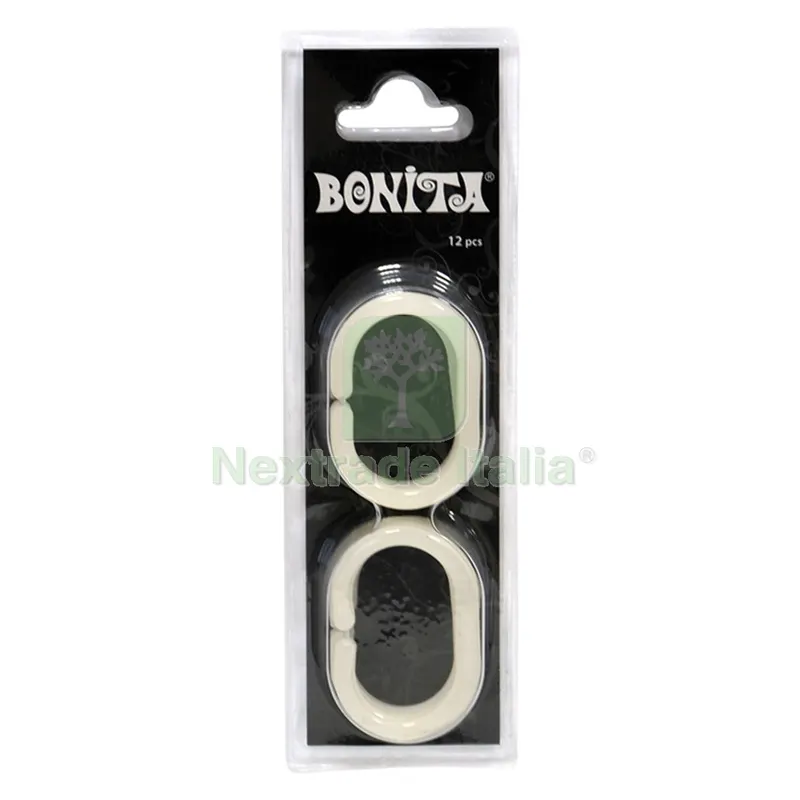 ANELLI PER TENDA DOCCIA cf. 12 pz — Tende e zanzariere — rif. FERX.208950NLM